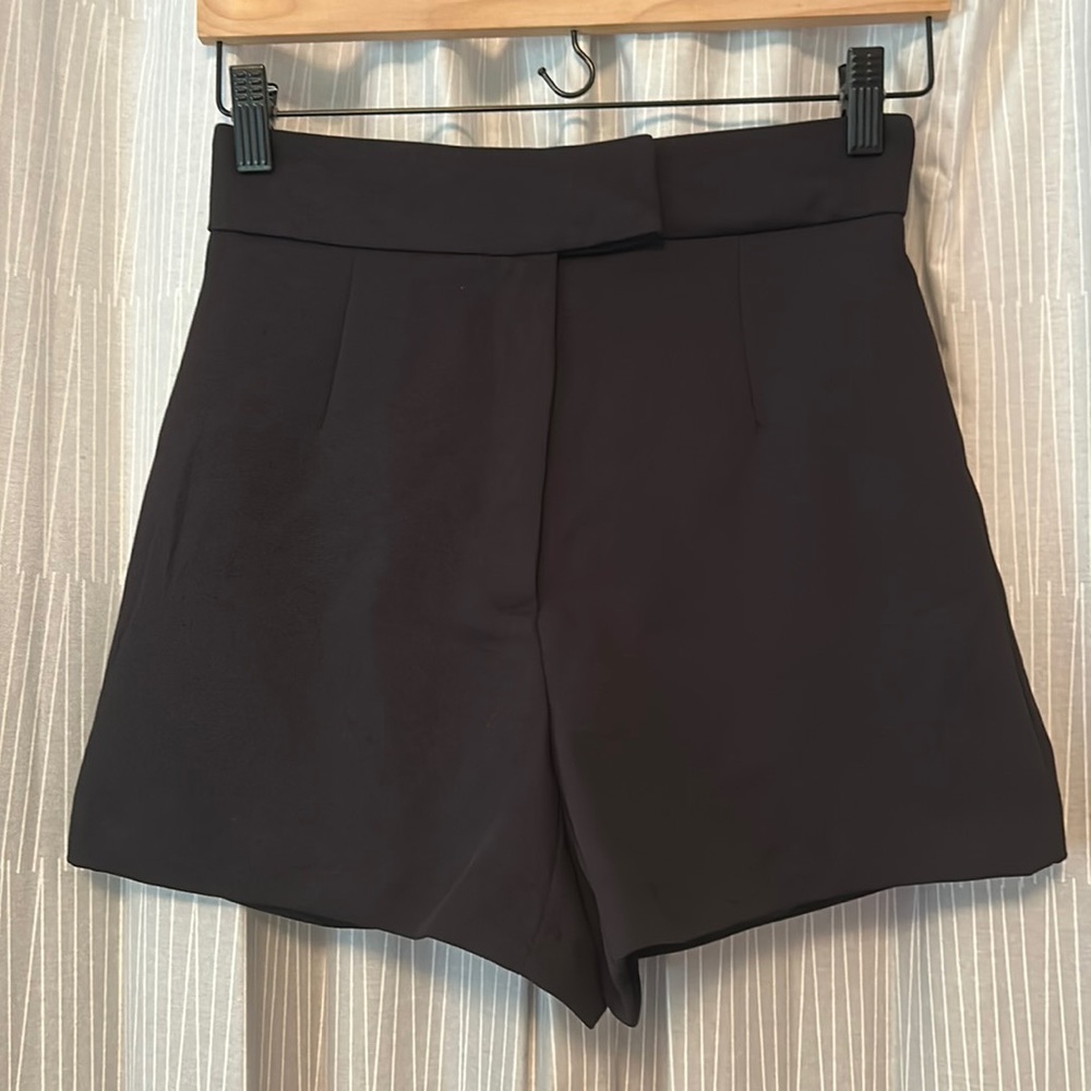 Kookaï Black High Waisted Shorts